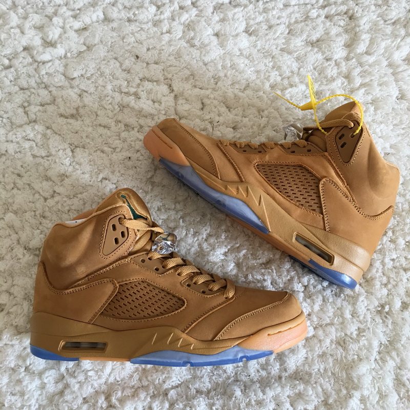 Authentic Air Jordan 5 Wheat